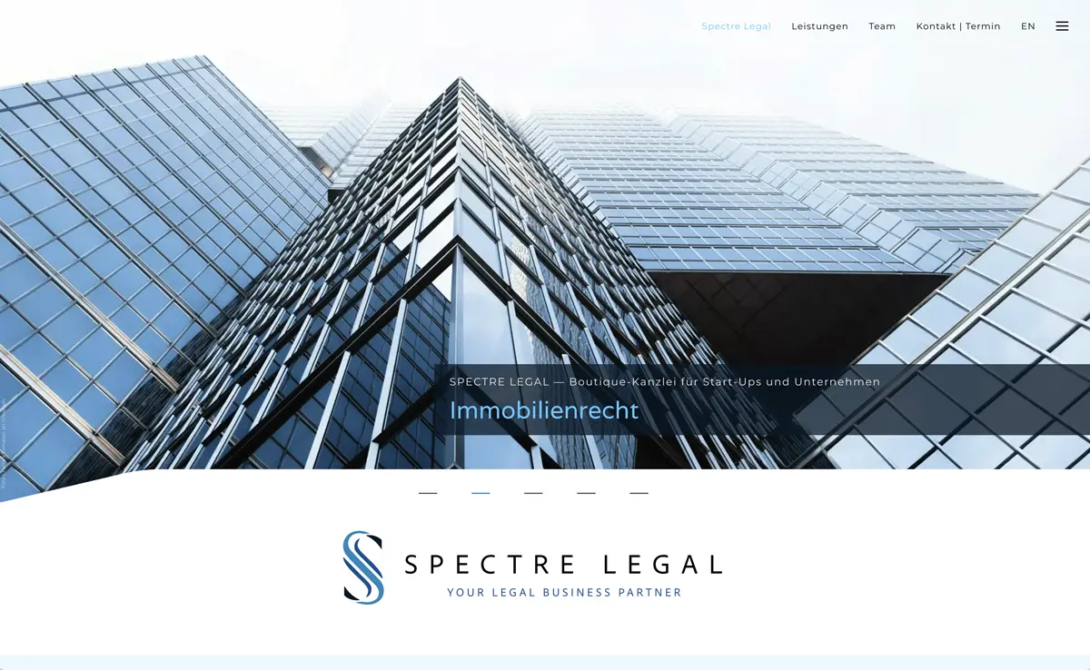 Website law firm Spectre Legal