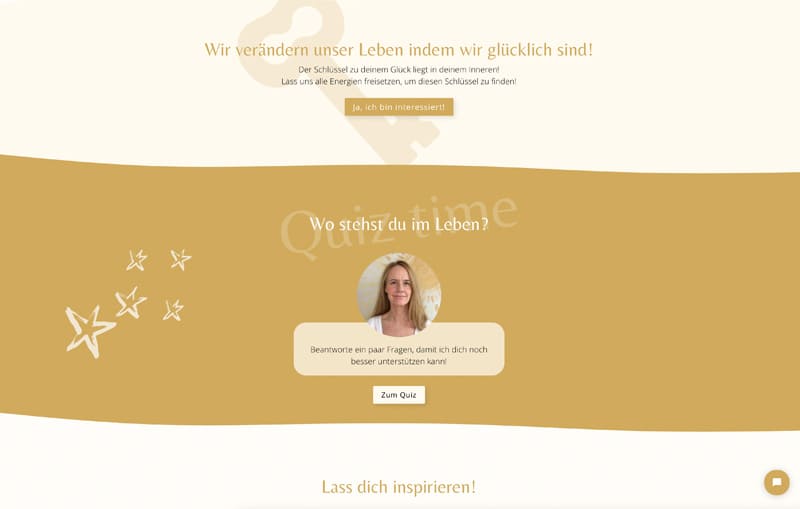 Website Energiearbeit Online-Quiz - wordpress web.design